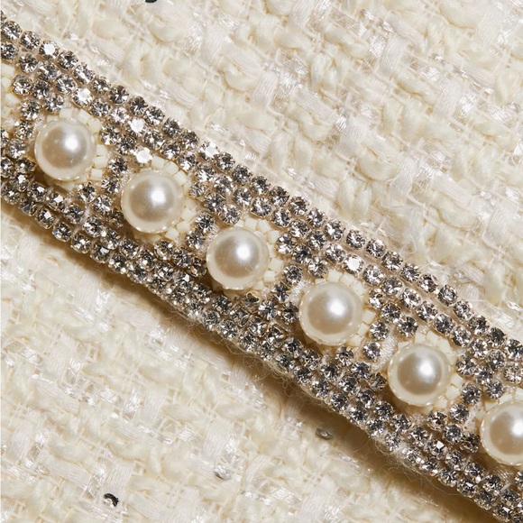 Alice + Olivia Coley Embellished Tweed Minidress - Picture 6 of 11